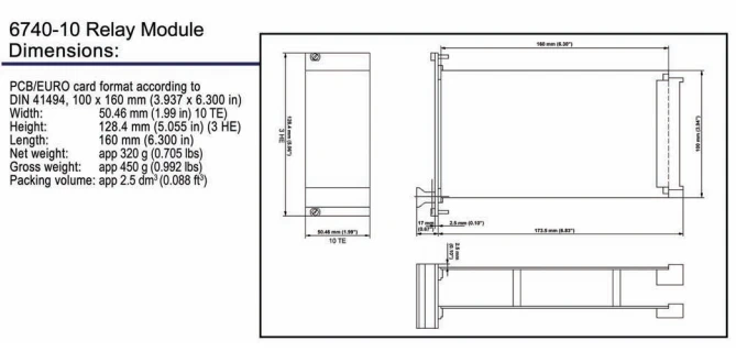 AMS6740 EMERSON DIMENSIONS