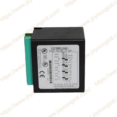 IC670MDL640 24 Mòdul d'entrada positiva/negativa VDC